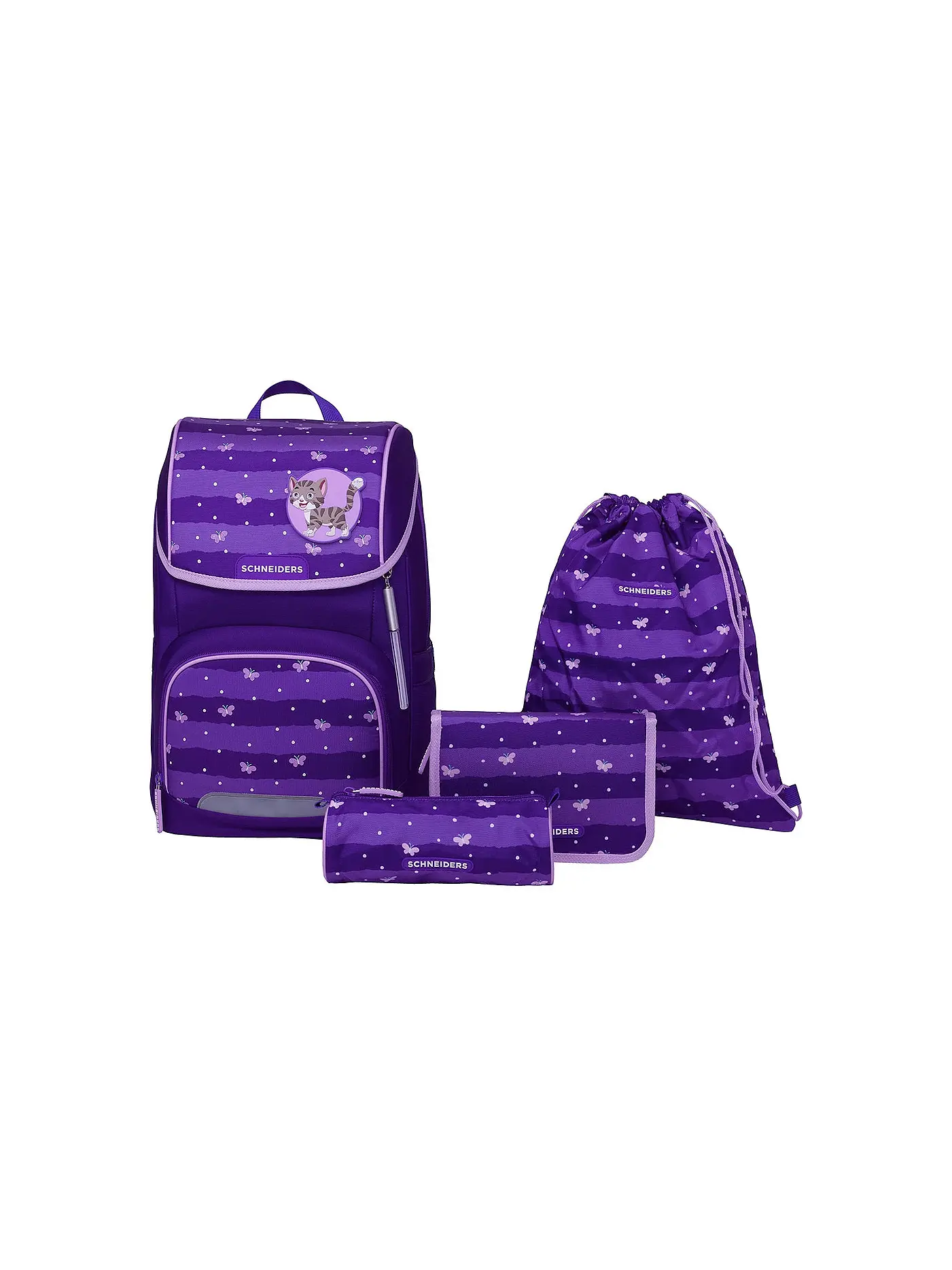 SCHNEIDERS | Schultaschen Set Ergolite 6tlg Blissy Butterfly | 